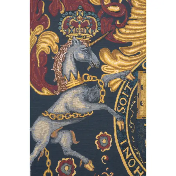 Stuart Crest Belgian Tapestry Wall Hanging Crest & Coat of Arm Tapestries