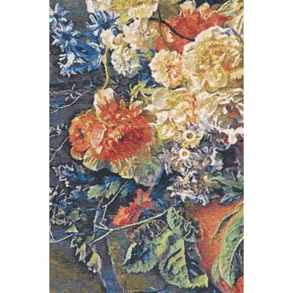 Bouquet Dore Belgian Tapestry Wall Hanging Floral & Still Life Tapestries