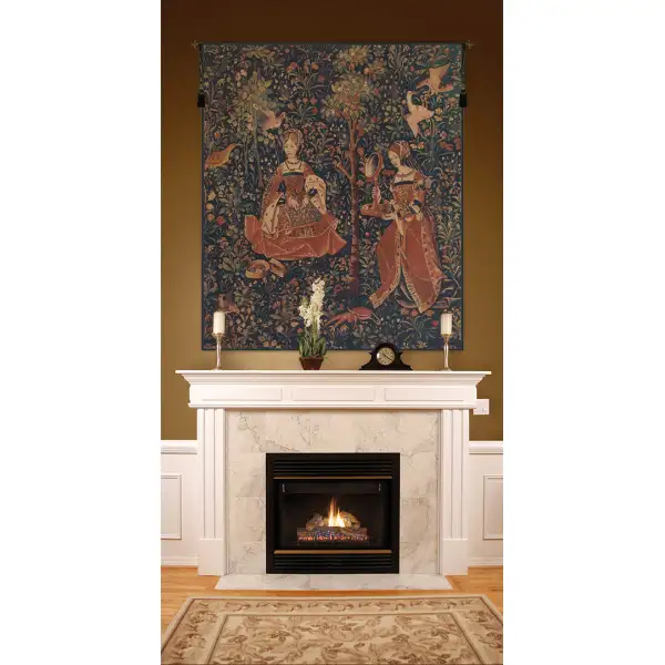 Broderie Embroidery Belgian Tapestry Wall Hanging Medieval Tapestries