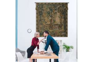 Villa Garden Classic Belgian Tapestry Wall Hanging