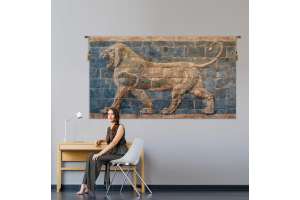 Lion II Darius Belgian Tapestry Wall Hanging