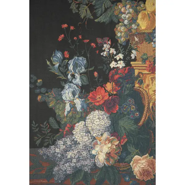 Bouquet on a Column Belgian Tapestry Wall Hanging Modern Floral Tapestries