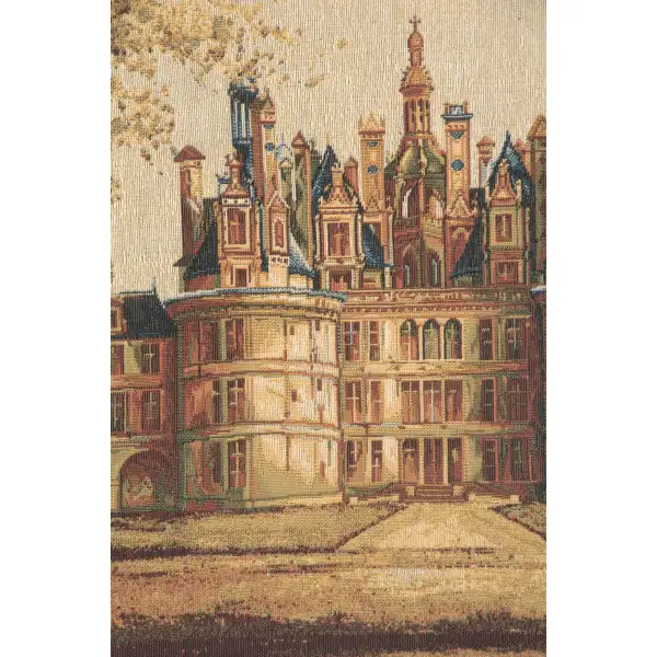 Chambord Castle I Belgian Tapestry Wall Hanging Castle & Architecture Tapestries