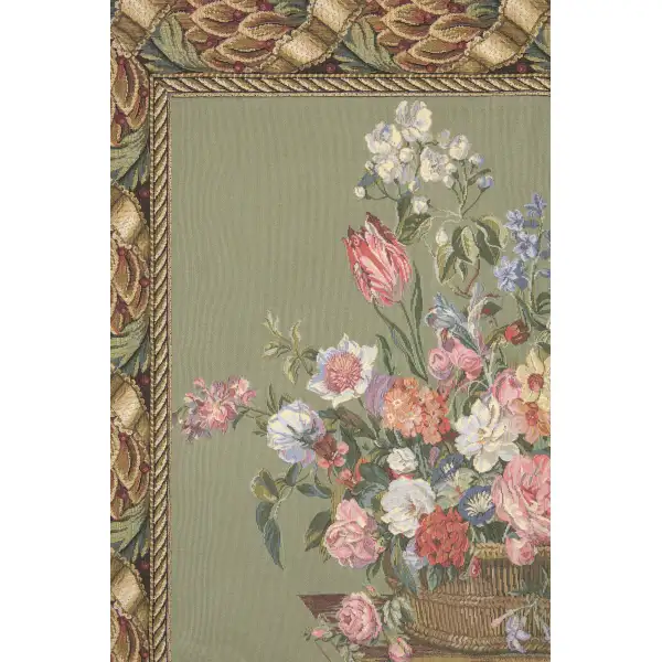 Flower Basket Green wall art european tapestries