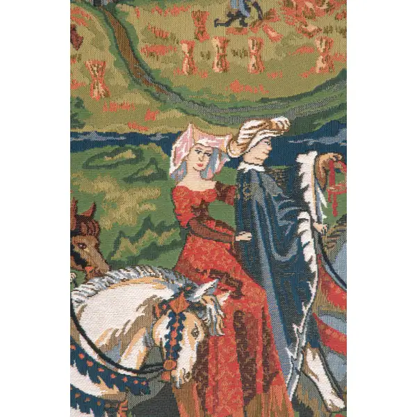 The Falcon Hunt Duke of Berry Belgian tapestries