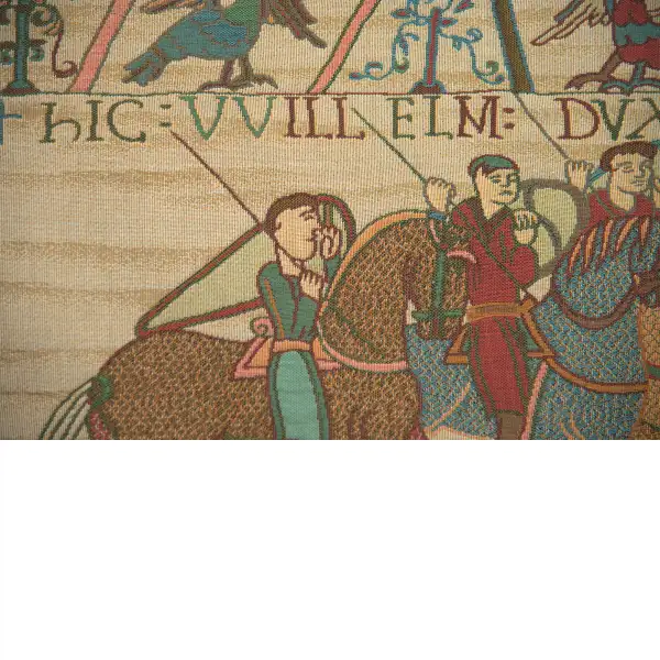 William Embarks Without Border French Wall Tapestry Bayeux Tapestries