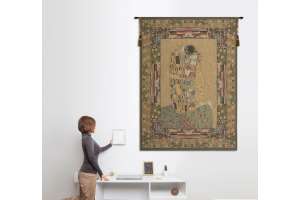 The Kiss European Tapestry Wall Hanging
