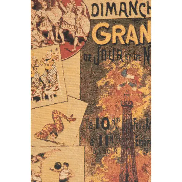 Prevoyants De L'Avenir Belgian Tapestry Wall Hanging Vintage Poster Tapestries