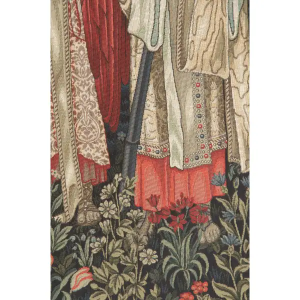 The Holy Grail I The Vision Middle Panel wall art european tapestries