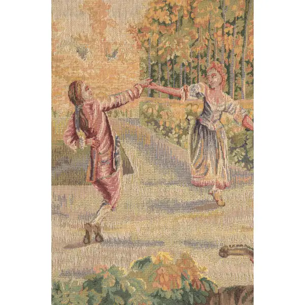 Danse Au Jardin Garden Dance French Wall Tapestry Romance & Myth Tapestries