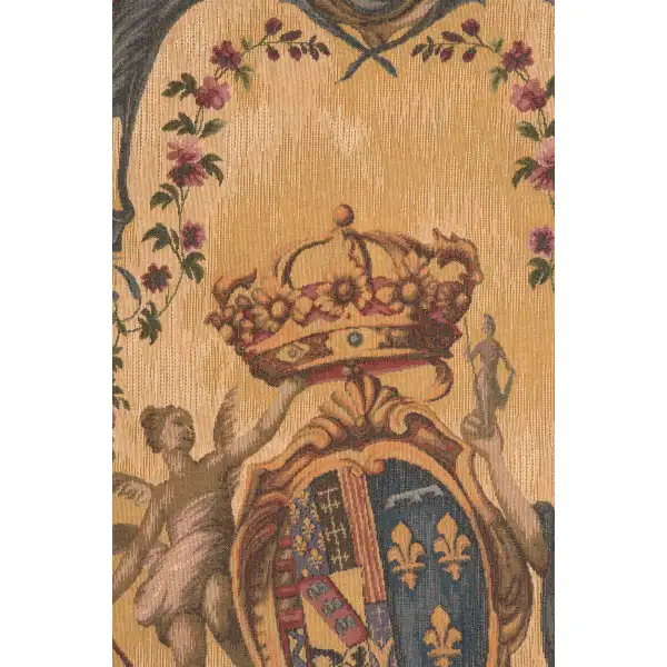 Dame Au Blason French Wall Tapestry Crest & Coat of Arm Tapestries