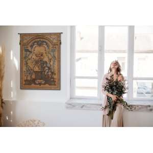 Dame Au Blason French Tapestry