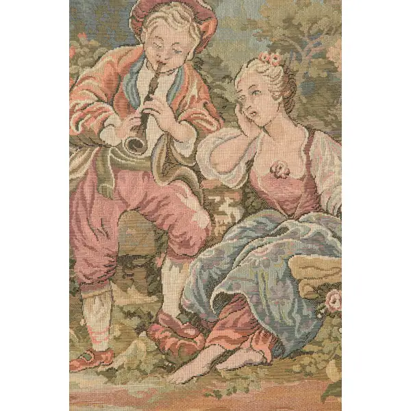 Romantic Musical Interlude 02 Vertical Italian Wall Tapestry Classical & Pastoral Tapestries