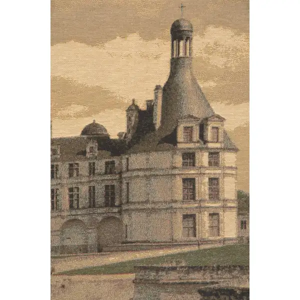 Chambord Castle II Belgian Tapestry Wall Hanging Castle & Architecture Tapestries