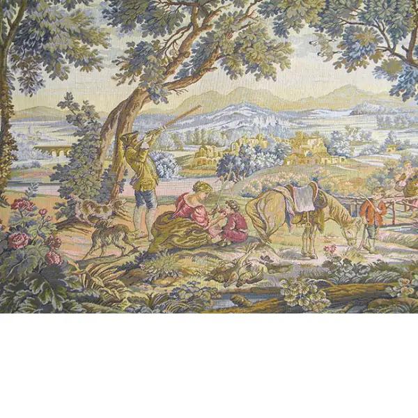 The Hunting Trip Italian Tapestry Hunting Tapestries
