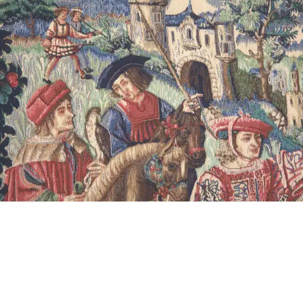 Hunting Scene Belgian Tapestry Wall Hanging Hunting Tapestries