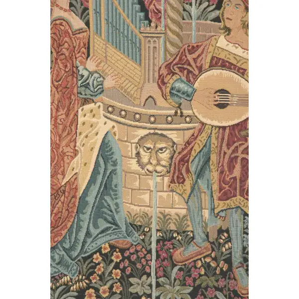 Country Musicians European Tapestry Ancient Art Tapestries