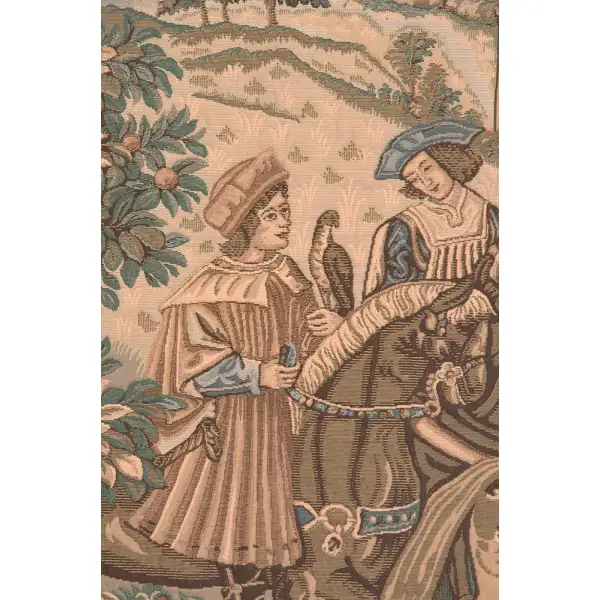 The Hunt in Blue medieval tapestries