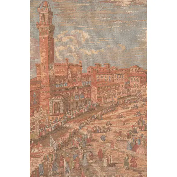Siena Town Square Italian Tapestry Famous Places