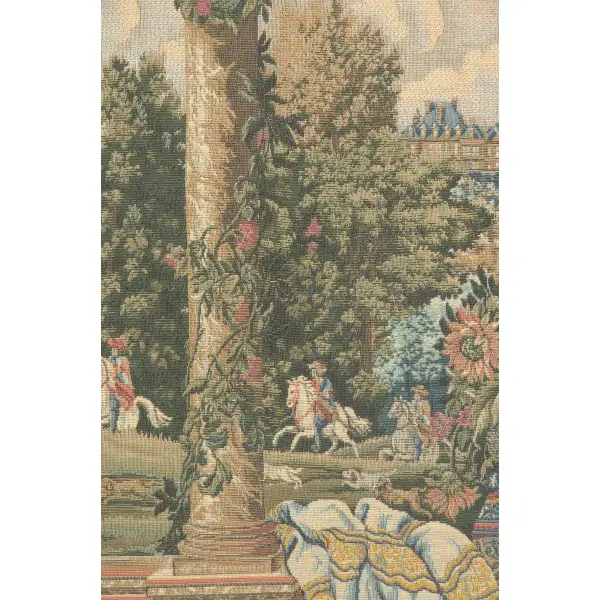 Versailles Napolean Belgian Tapestry Wall Hanging Castle & Monument Tapestry