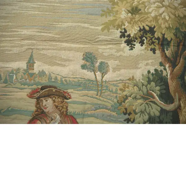 Les Sonneurs du Roi Les Tambours Center Panel european tapestries