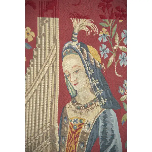 Lady with the Organ european tapestries