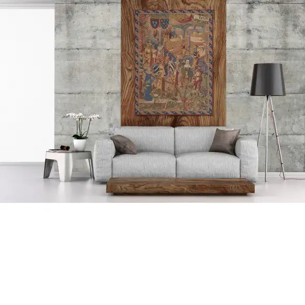 La Cour French Tapestry Art Tapestry