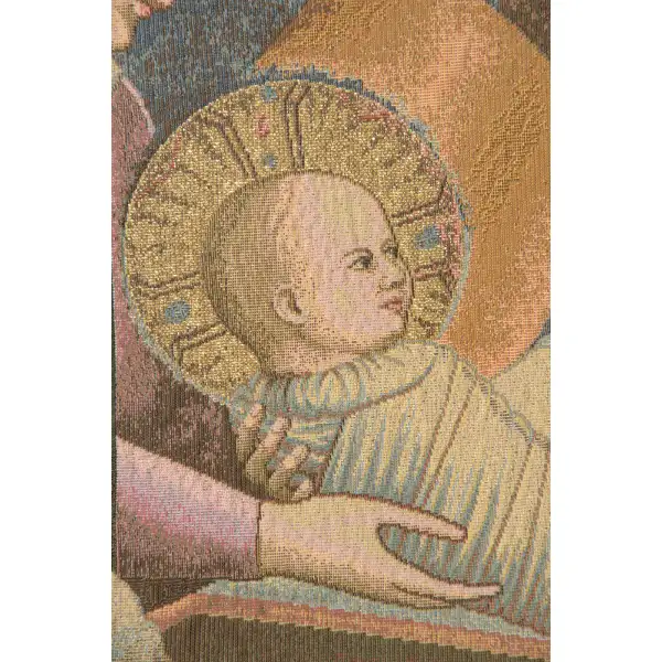 Nativity Giotto Left Panel Italian Tapestry Christian Art