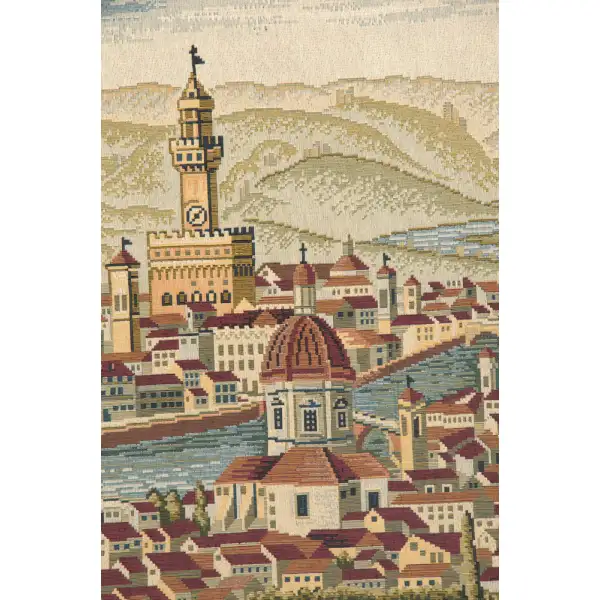 Florence Ancient Map Italian Tapestry Map Tapestries
