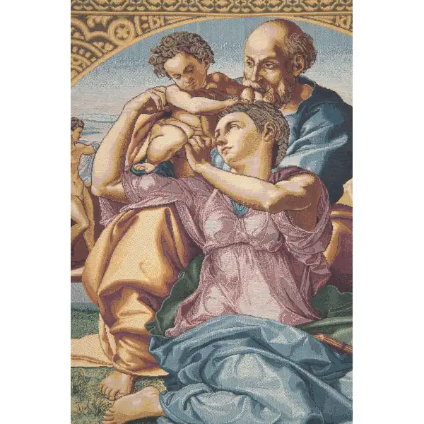 The Holy Family Italian Tapestry Religious Tapestries