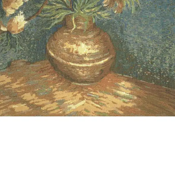 Lilies by Van Gogh throw pillows