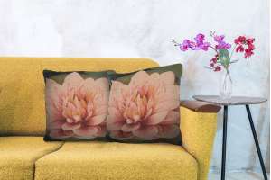 Water Lilly Flower Decorative Tapestry Pillow