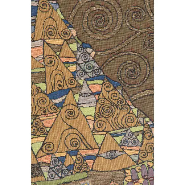 L'Attente Klimt a Gauche Fonce wall art european tapestries