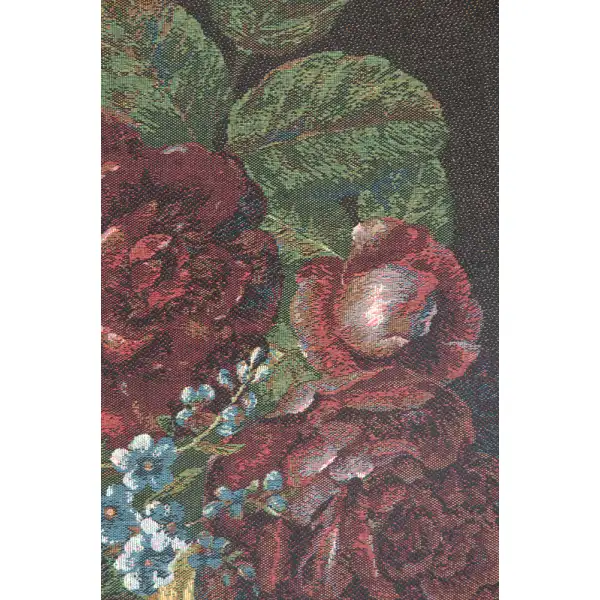 Silk Basket of Flowers Black by Charlotte Home Furnishings