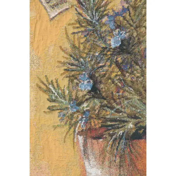 Rosemary Belgian Tapestry Wall Hanging Flora & Fauna Tapestries