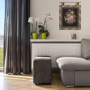 Floral Wallhanging with Loops European Tapestry Wall Hanging