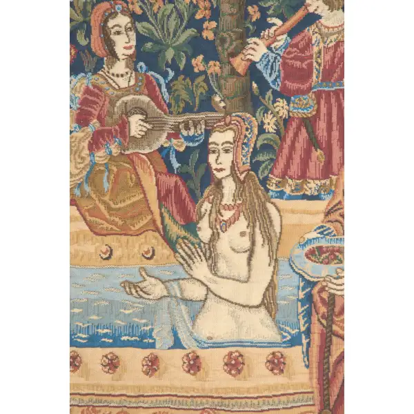 The Bath Belgian Tapestry Wall Hanging Middle Ages Art Tapestries