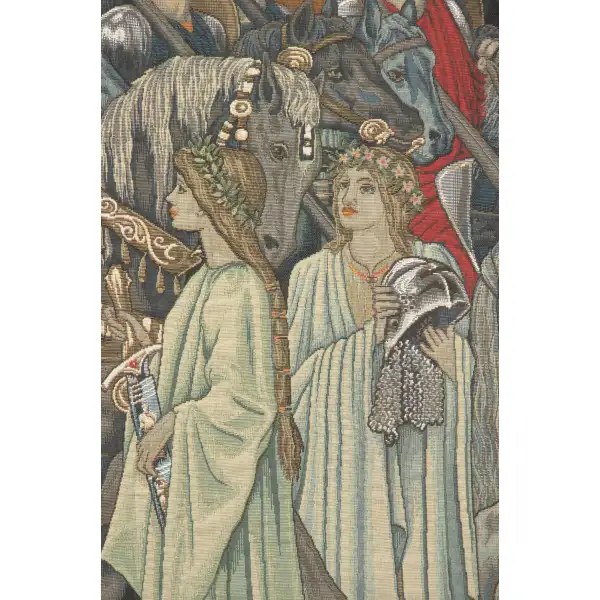The Holy Grail  Belgian Tapestry Wall Hanging William Morris Tapestries