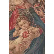 Maria Dolorosa European Tapestries - 28 in. x 28 in. Cotton/Viscose/Polyester by Sandro Botticelli | Close Up 2