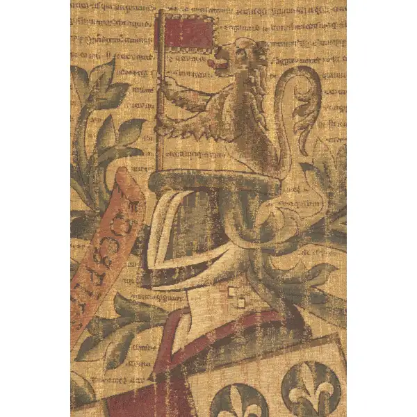 Unicorn Crest Belgian TapestryBelgian Tapestry
