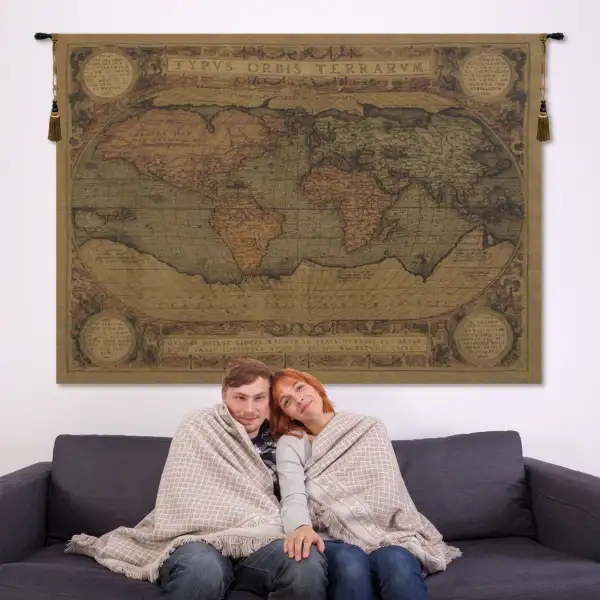Antique Map Tapestry