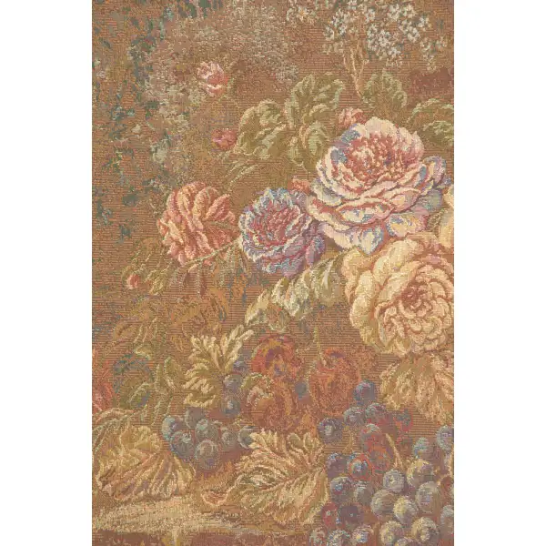 Bouquet with Grapes Red wall art european tapestries