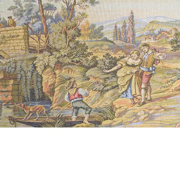 Barcaiolo Italian Tapestry Classical & Pastoral Tapestries