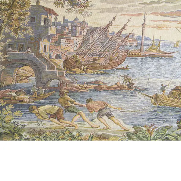 Scaricatori Italian Tapestry Coastal Dwelling Tapestries