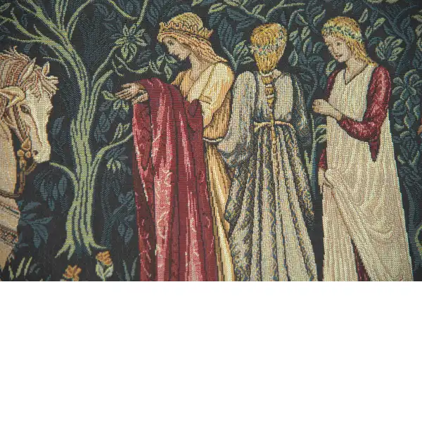 Knight and Ladies of Camelot with Loops French Tapestry Edward Burne-Jones Tapestries