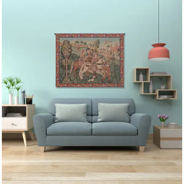 Hunt French Wall Tapestry Medieval Tapestries