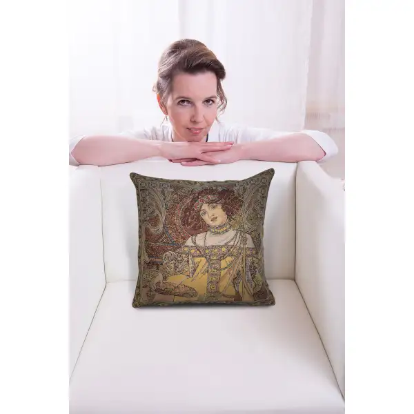 Mucha Autumn I couch pillows