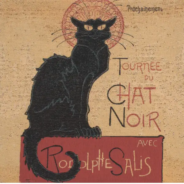Tournee Du Chat Noir Belgian Cushion Cover Dogs & Cats