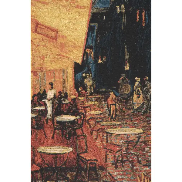 Cafe Terrace at Night tapestry pillows