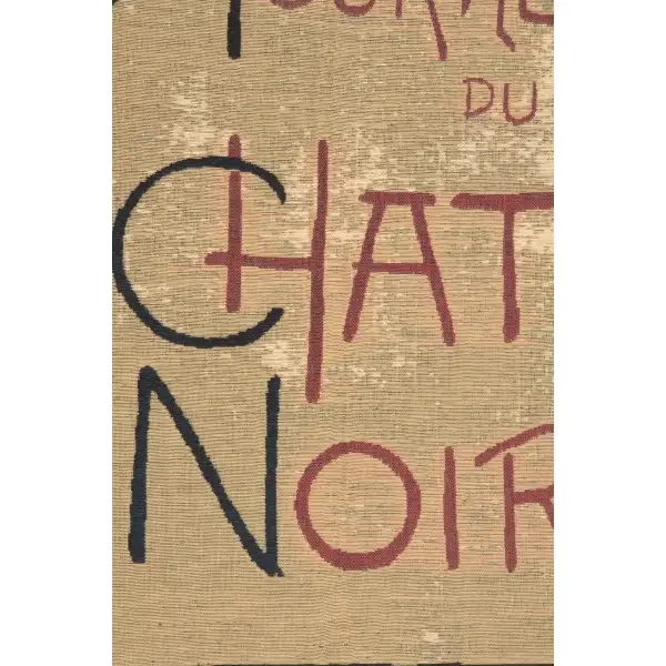 Chat Noir Belgian Tapestry Throw
